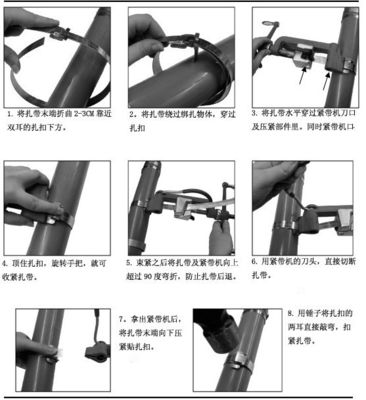 Stainless Steel Cable Strap Gun Tensioning Tool Hand Metal Bending Clamp
