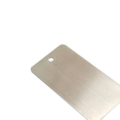 OEM Aluminum Cable Marker Plate Brushed Tag Stainless Steel Number Plate